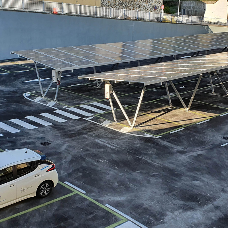 Parcheggio fotovoltaico - Marche - Neyen Srl - Sostenibilità Ambientale ed Economica per la tua Impresa